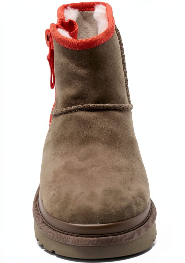 UGG Mini bottes classiques à fermeture éclair pour femme, châtaigne et-4