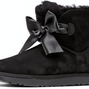 UGG Mini bottines W Gita à nœud tendance pour femme-0