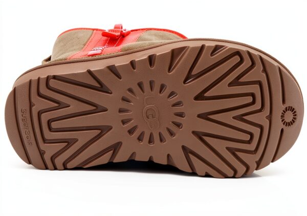 UGG Mini bottes classiques à fermeture éclair pour femme, châtaigne et-2