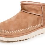 UGG Classic Ultra Mini Biarritz Boots EU 37, Bottines Femme Beige-0