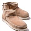 UGG Classic Ultra Mini Biarritz Boots EU 37, Bottines Femme Beige-3