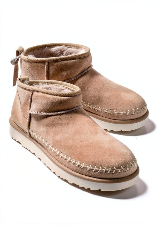 UGG Classic Ultra Mini Biarritz Boots EU 37, Bottines Femme Beige-3